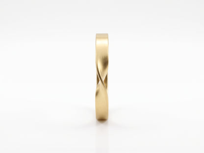 Minimalist Silver & Gold Plated Twisted Band Bangle for Women