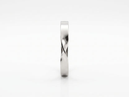 Minimalist Silver & Gold Plated Twisted Band Bangle for Women