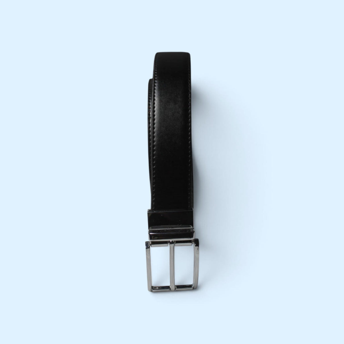 Premium Genuine Leather Reversible Belt – Black & Brown